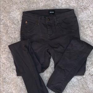 olive green hudson skinny jeans